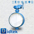 Didtek Butt Welded End Metal Seat Butterfly Valve